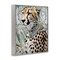 Stupell Industries Nouveau Style Cheetah with Necklace Framed Giclee By Annabelle Hall
